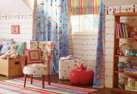 Веселые шторы в детскую комнату (Коллекция тканей Har Far Far Away Fabrics)